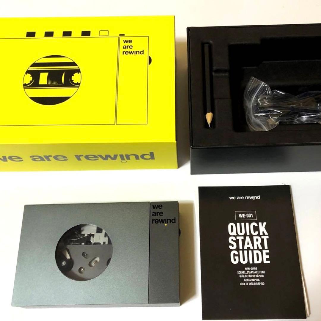 【美品】WE ARE REWIND カセットプレーヤー