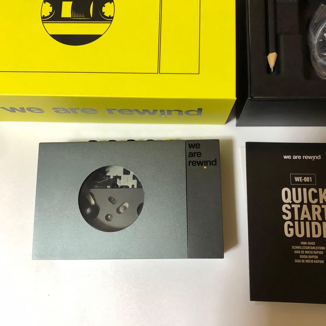 【美品】WE ARE REWIND カセットプレーヤー