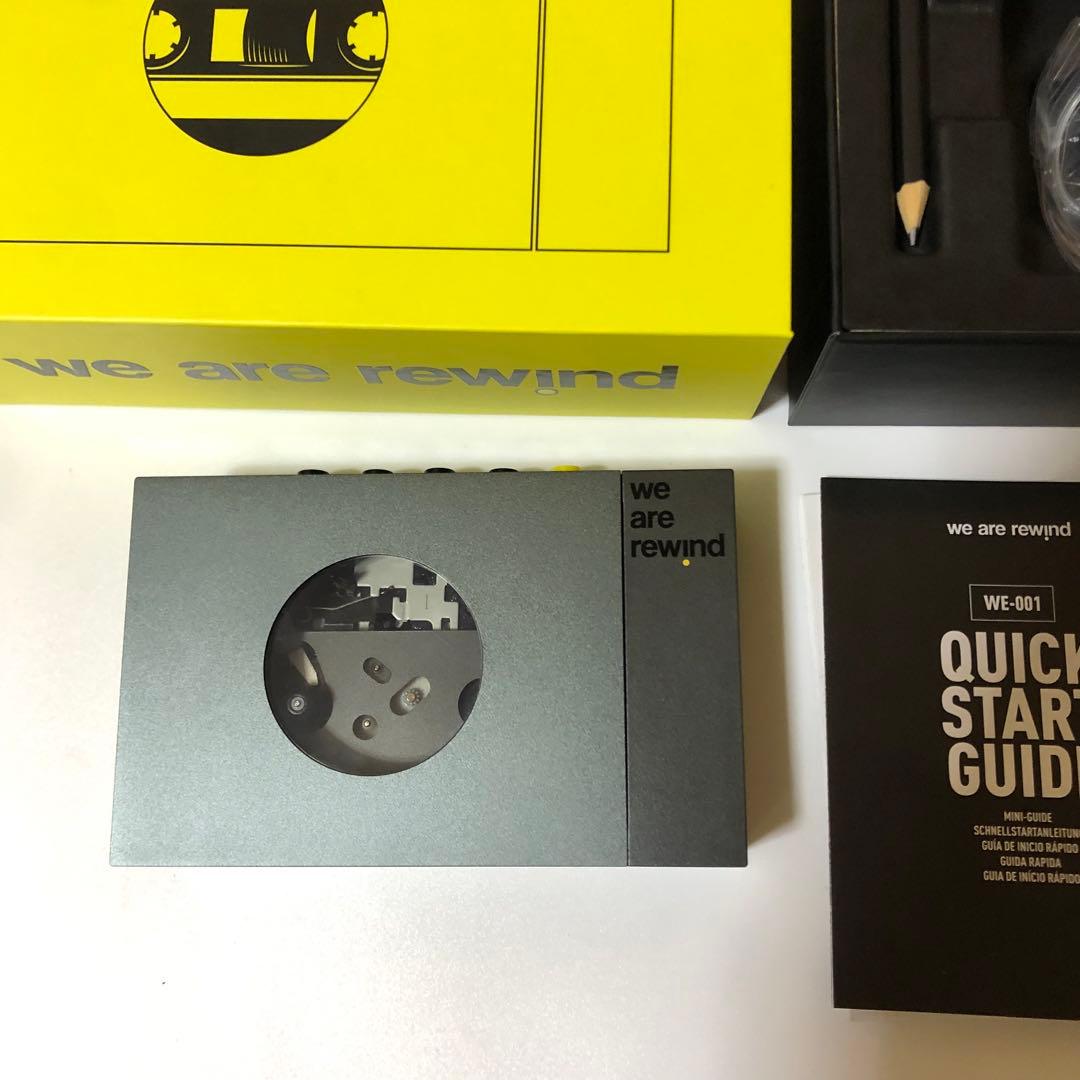 【美品】WE ARE REWIND カセットプレーヤー
