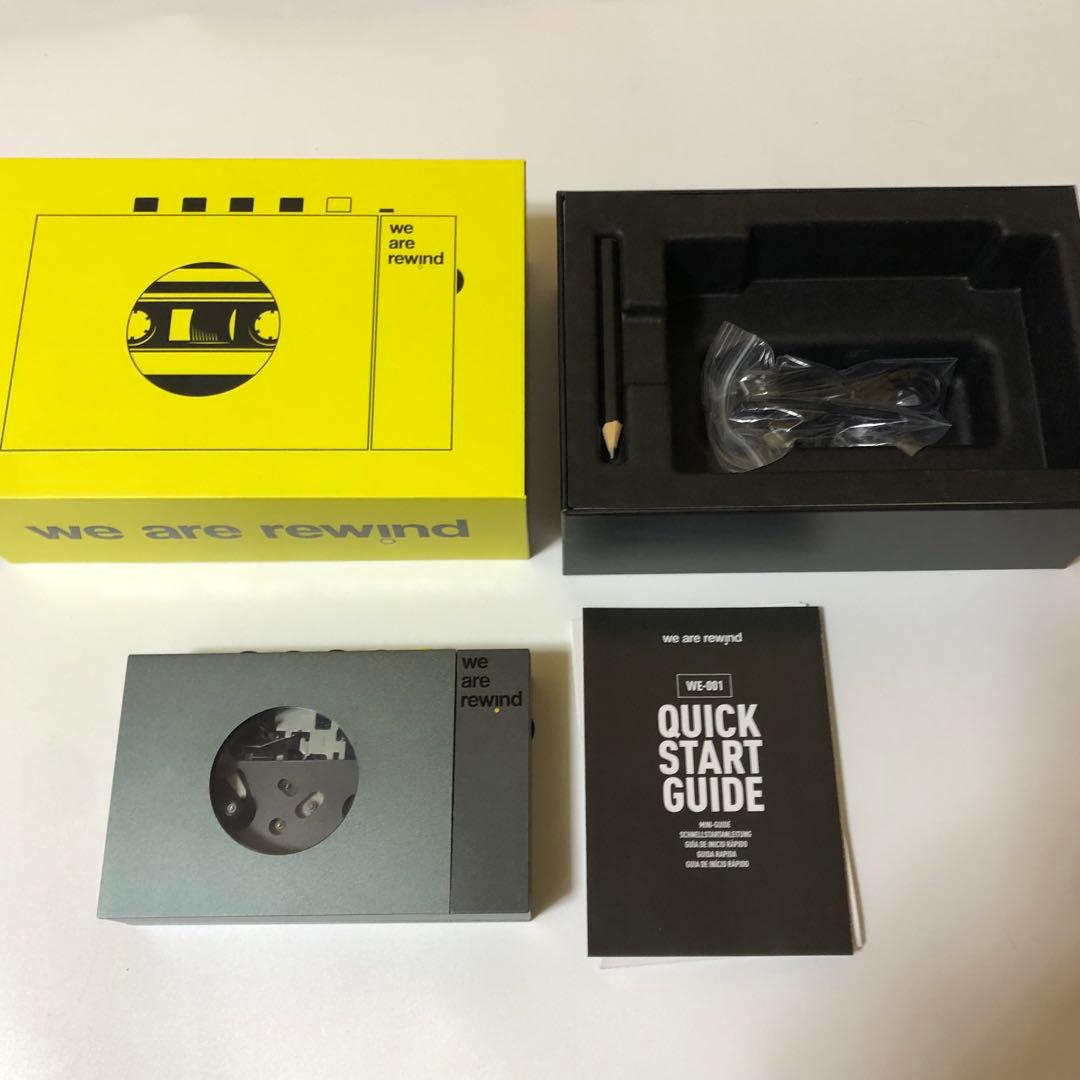 【美品】WE ARE REWIND カセットプレーヤー