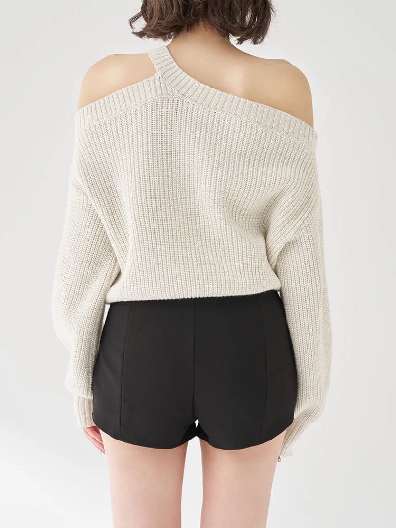 新品タグ付 ダーリッチ ブラック 美シルエットショートパンツ フリー