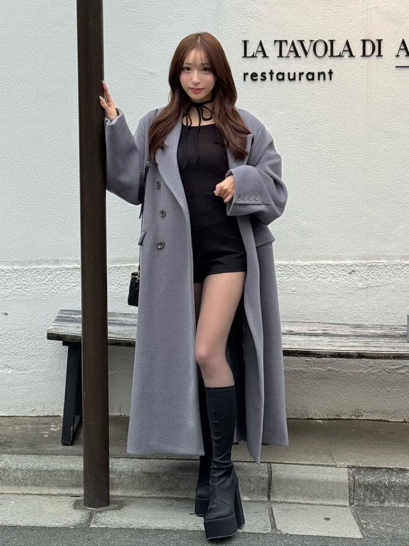 新品タグ付 ダーリッチ ブラック 美シルエットショートパンツ フリー