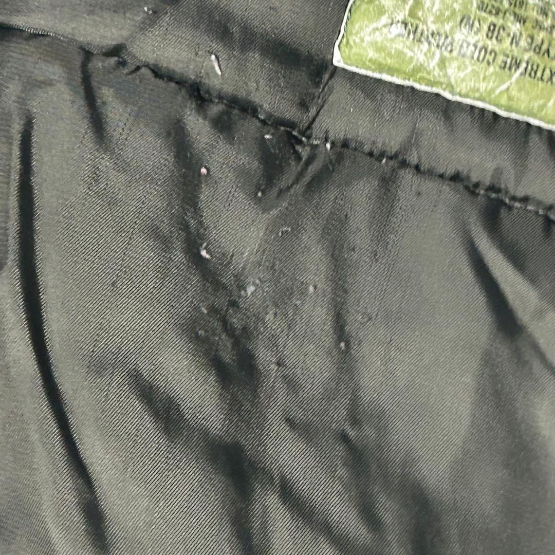 【美品】ALPHA N-3B 90s USA製 ファー　ミリタリージャケット