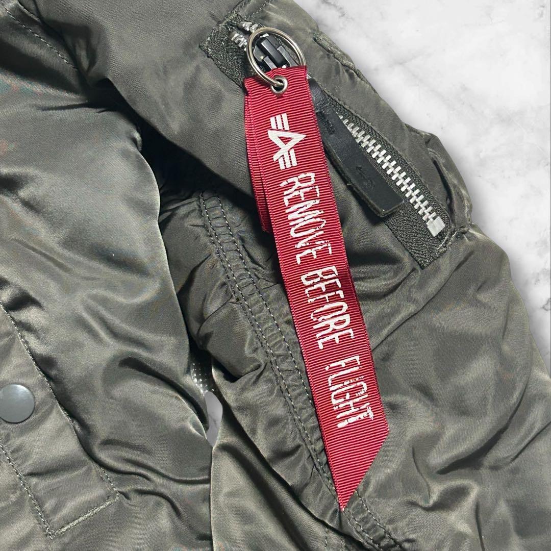 【美品】ALPHA N-3B 90s USA製 ファー　ミリタリージャケット