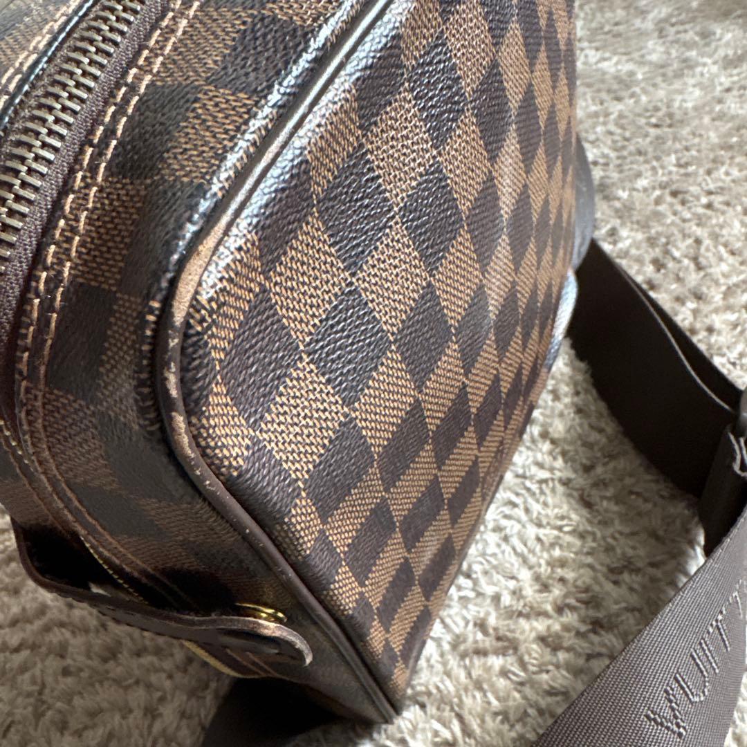 LOUIS VUITTON ダミエ エベヌ オラフ ショルダーバッグ