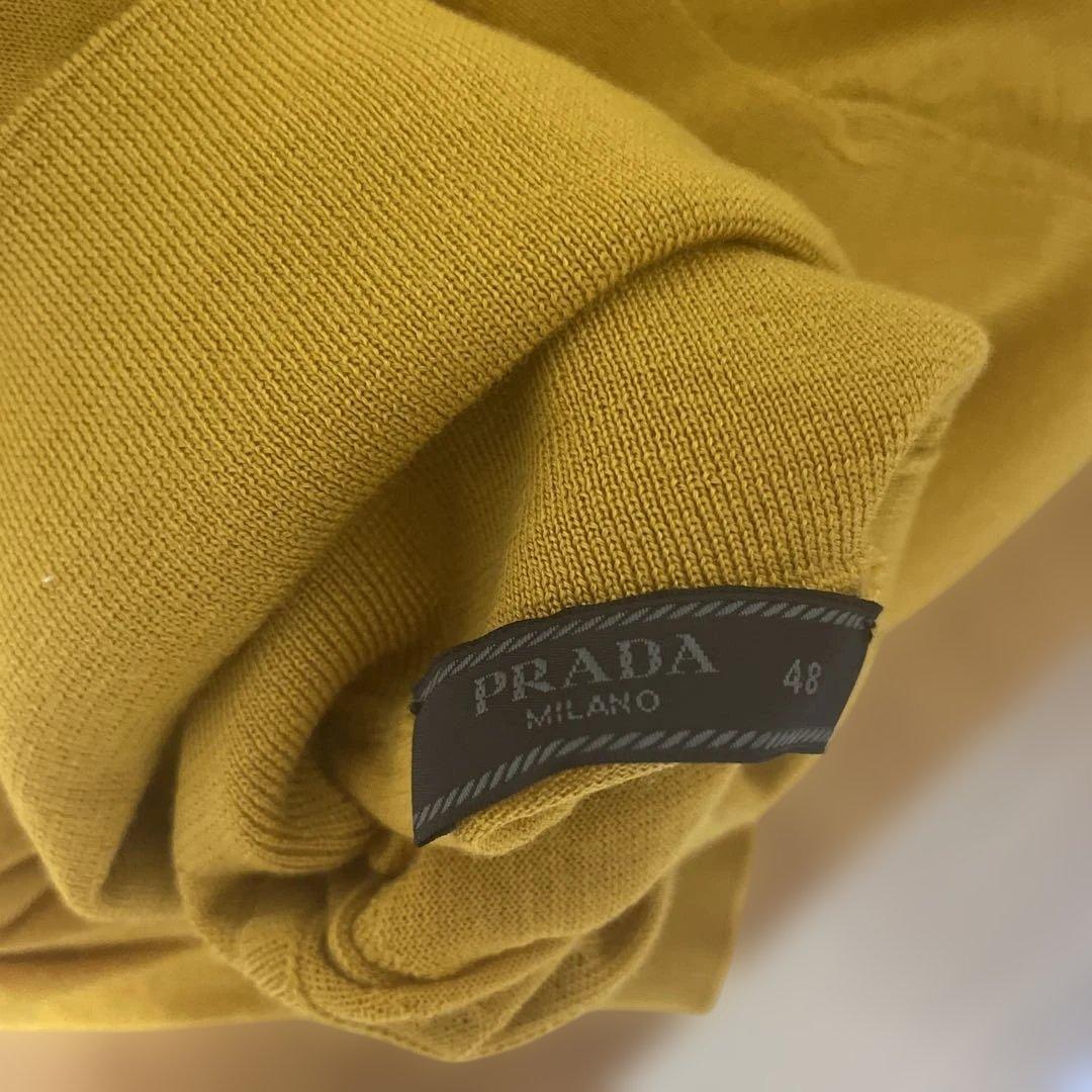 masamaさま。プラダ　PRADA マスタード タートルネックニット