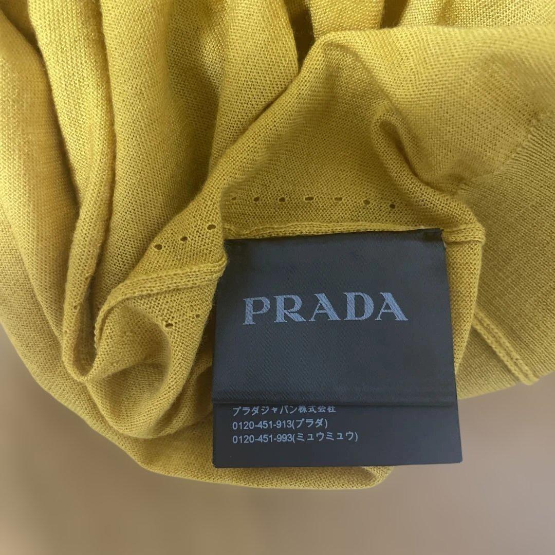 masamaさま。プラダ　PRADA マスタード タートルネックニット