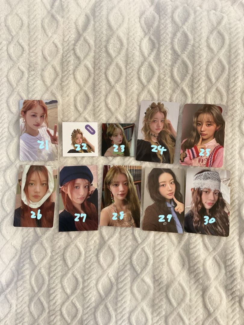 ILLIT ミンジュ トレカ　まとめ売り