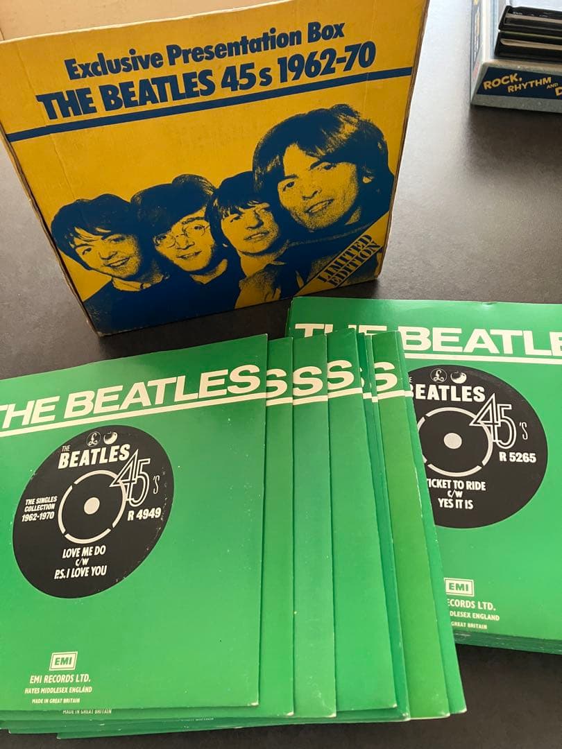 Beatles 45s 1962-70 稀少イエローボックス 23枚シングル