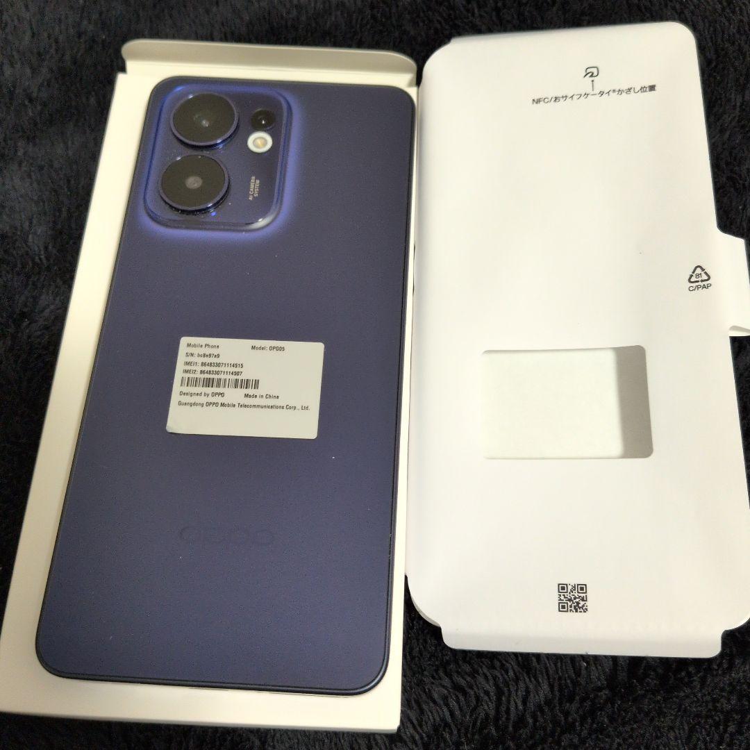 【さしすーんさん専用】OPPO Reno13 A　ルミナスネイビー 新品同等品