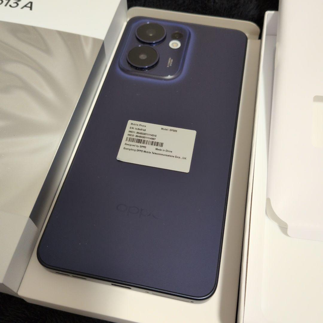 【さしすーんさん専用】OPPO Reno13 A　ルミナスネイビー 新品同等品