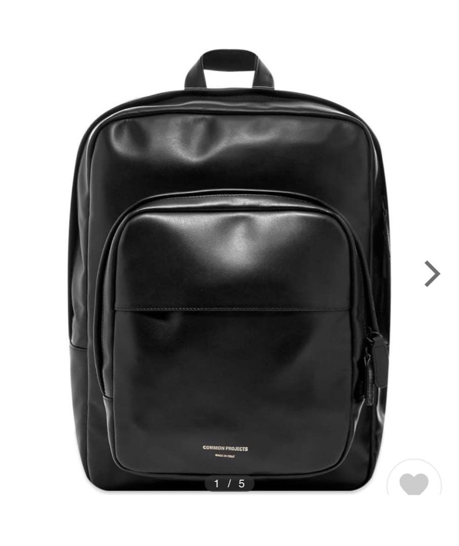 コモンプロジェクト ブラックレザーバックパック