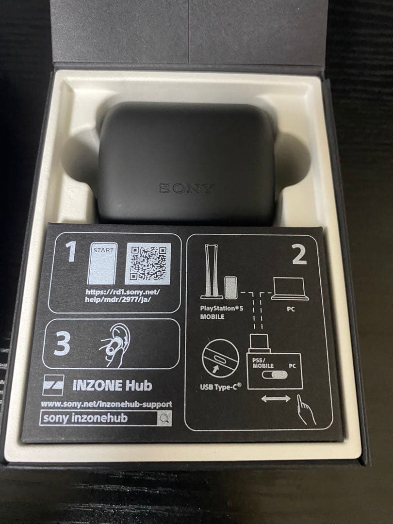 美品 SONY INZONE Buds ブラック ゲーミングイヤホン