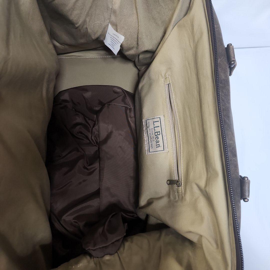 【りと】L L BEAN ブラウン レザーボストンバッグ