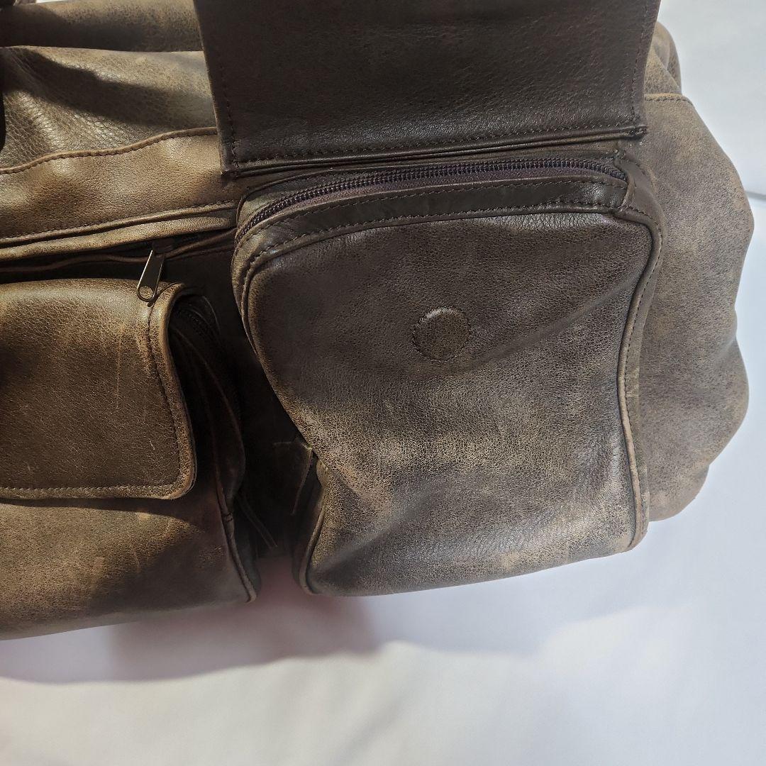 【りと】L L BEAN ブラウン レザーボストンバッグ