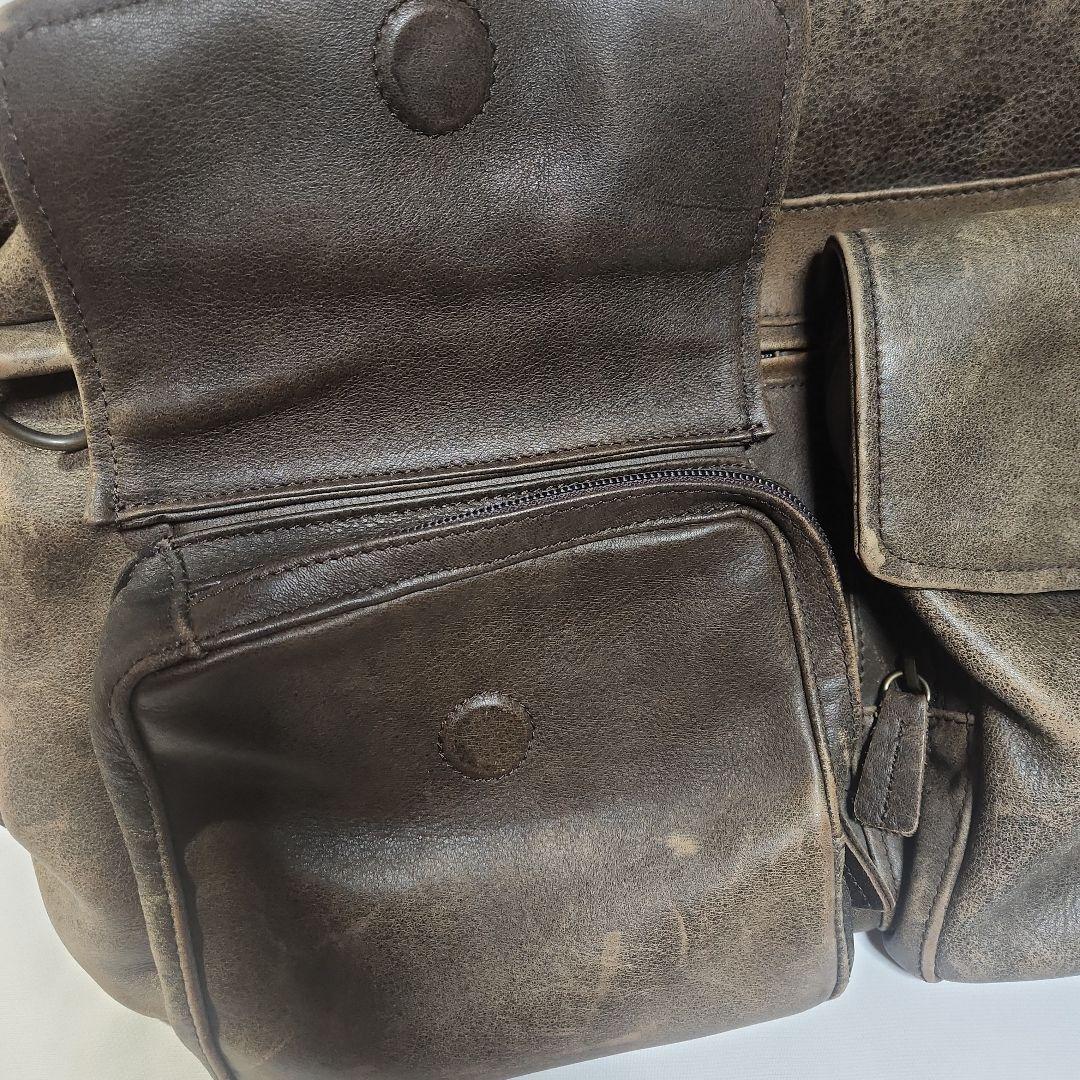 【りと】L L BEAN ブラウン レザーボストンバッグ