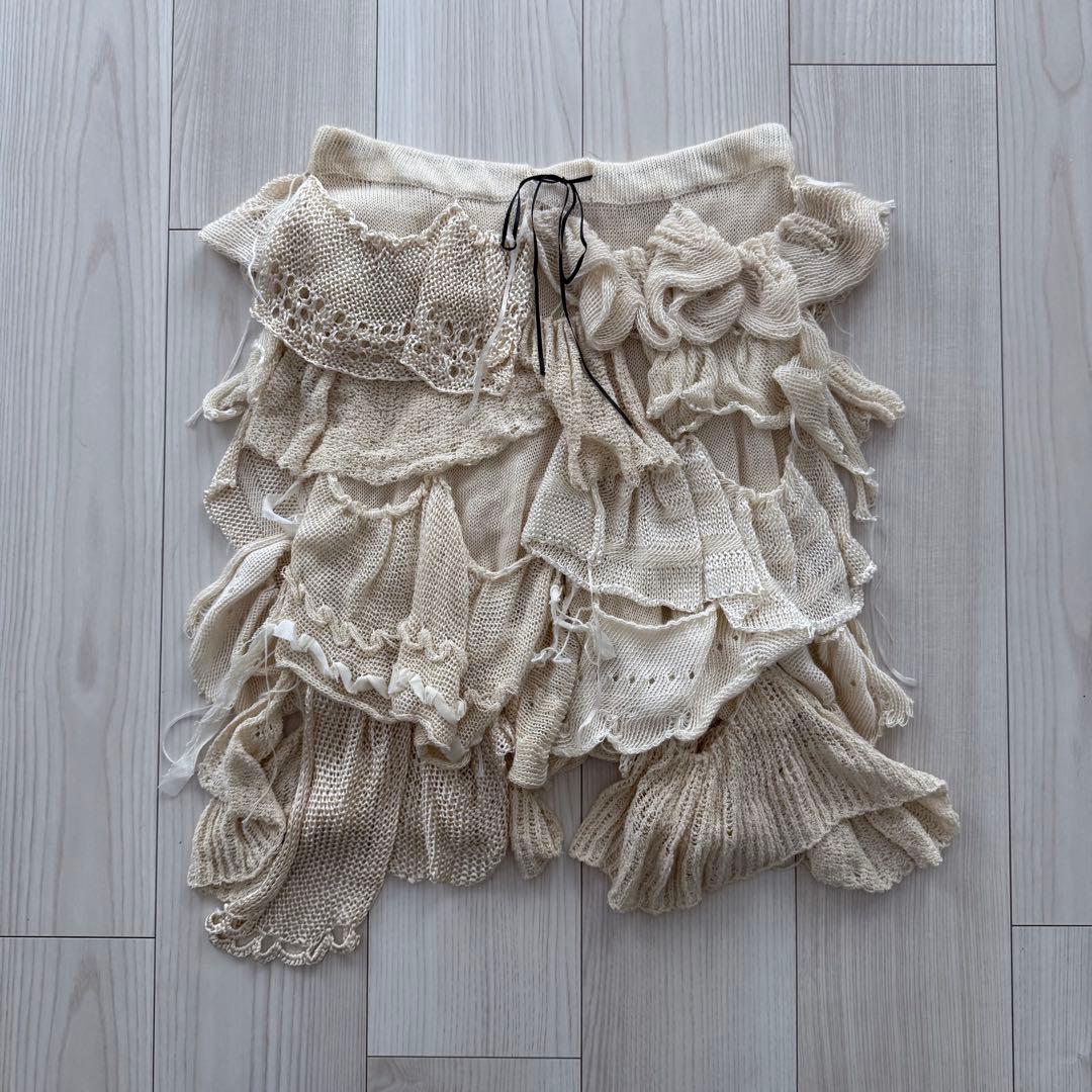 lace half pants レース