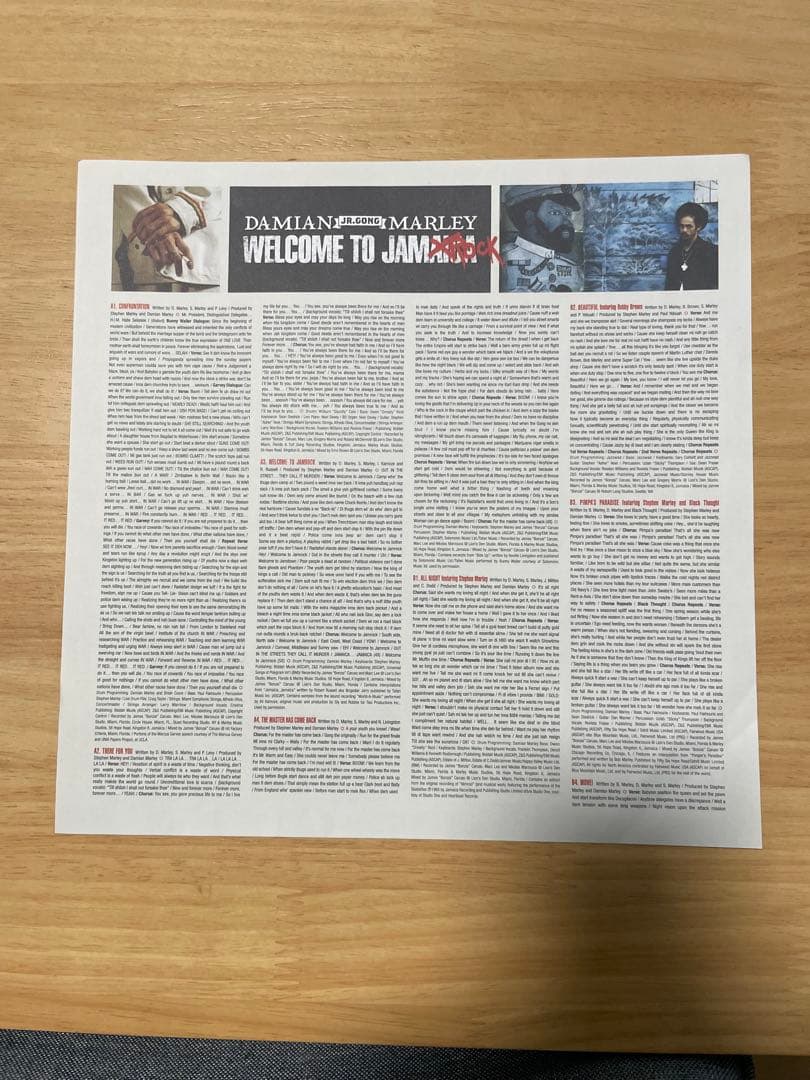 レアDamian Marley Welcome to Jamrock 2LP
