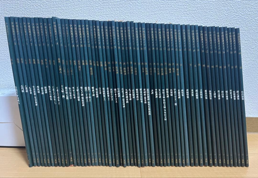 中国法書ガイド58巻　⚠︎1巻,10巻欠品　ばら売りしません　送料込