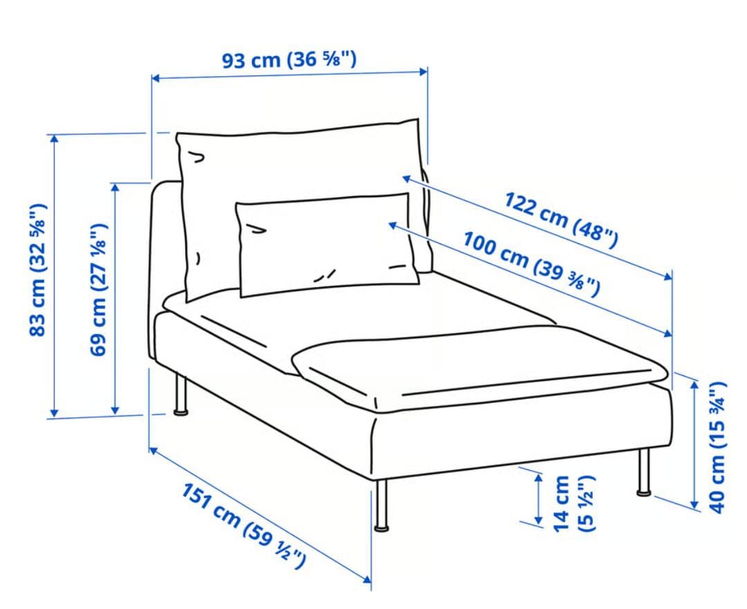 [けい] IKEAソーデルハムン人掛けソファ・送料込み