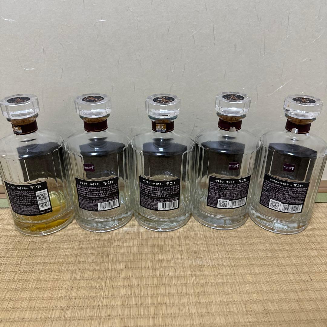 響 21年 12本セット　空瓶