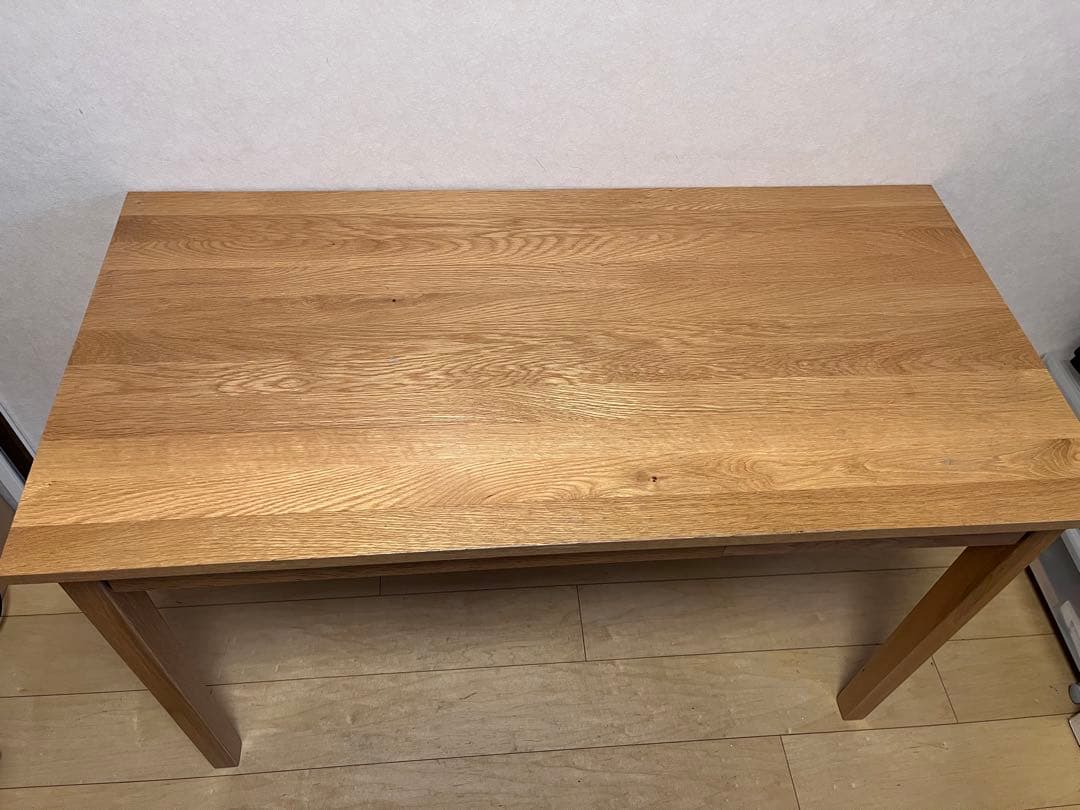 【無印良品】木製デスク 引き出し付き シンプル