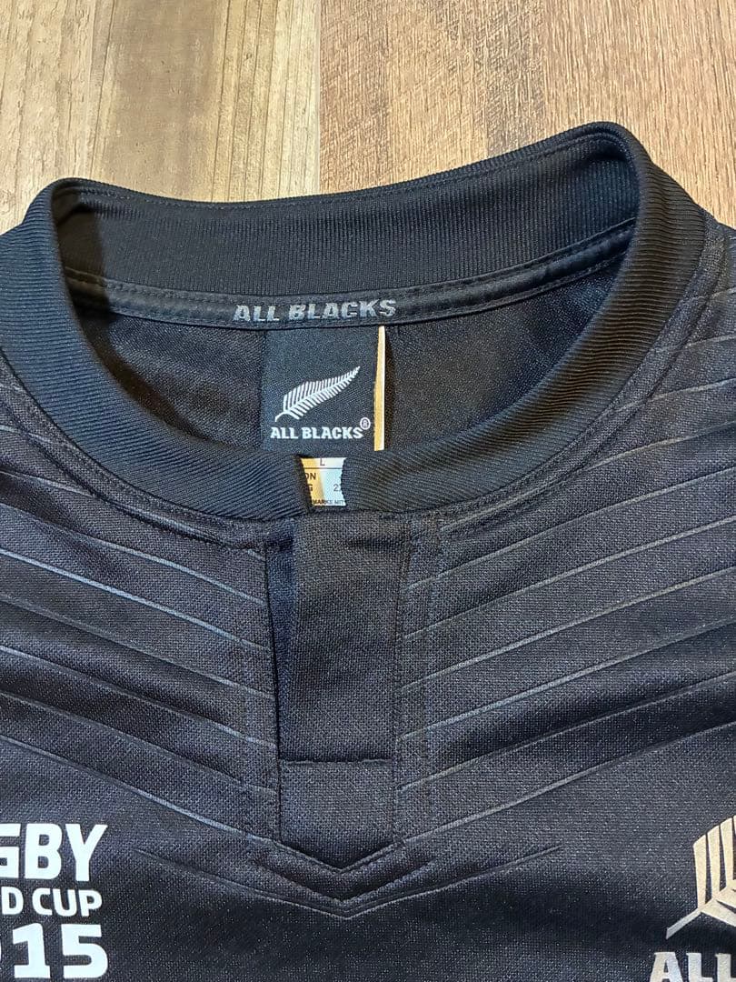 adidas ラグビーW杯公式　オールブラックス　ユニフォーム　メンズ　L