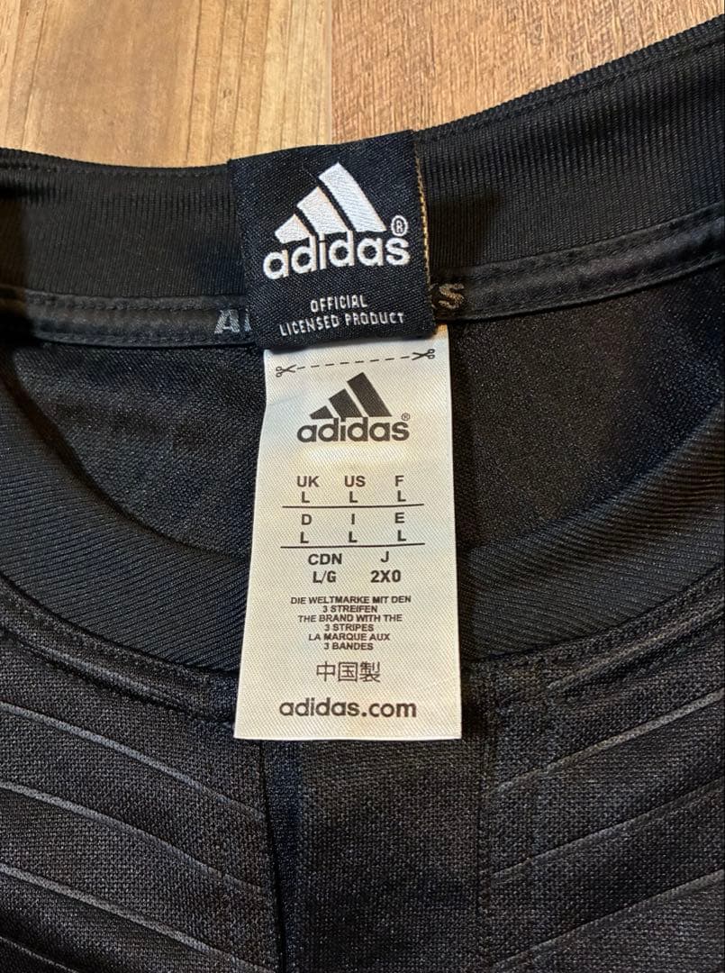 adidas ラグビーW杯公式　オールブラックス　ユニフォーム　メンズ　L