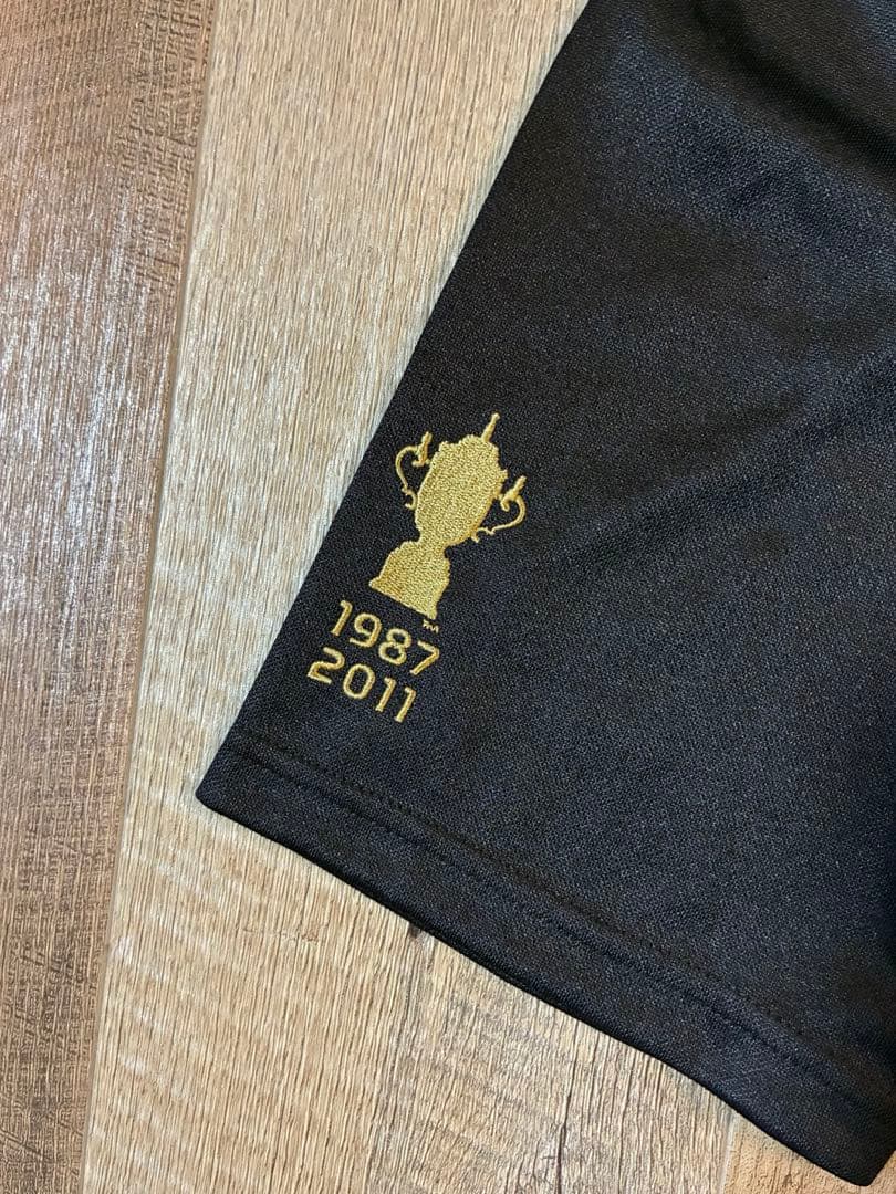 adidas ラグビーW杯公式　オールブラックス　ユニフォーム　メンズ　L