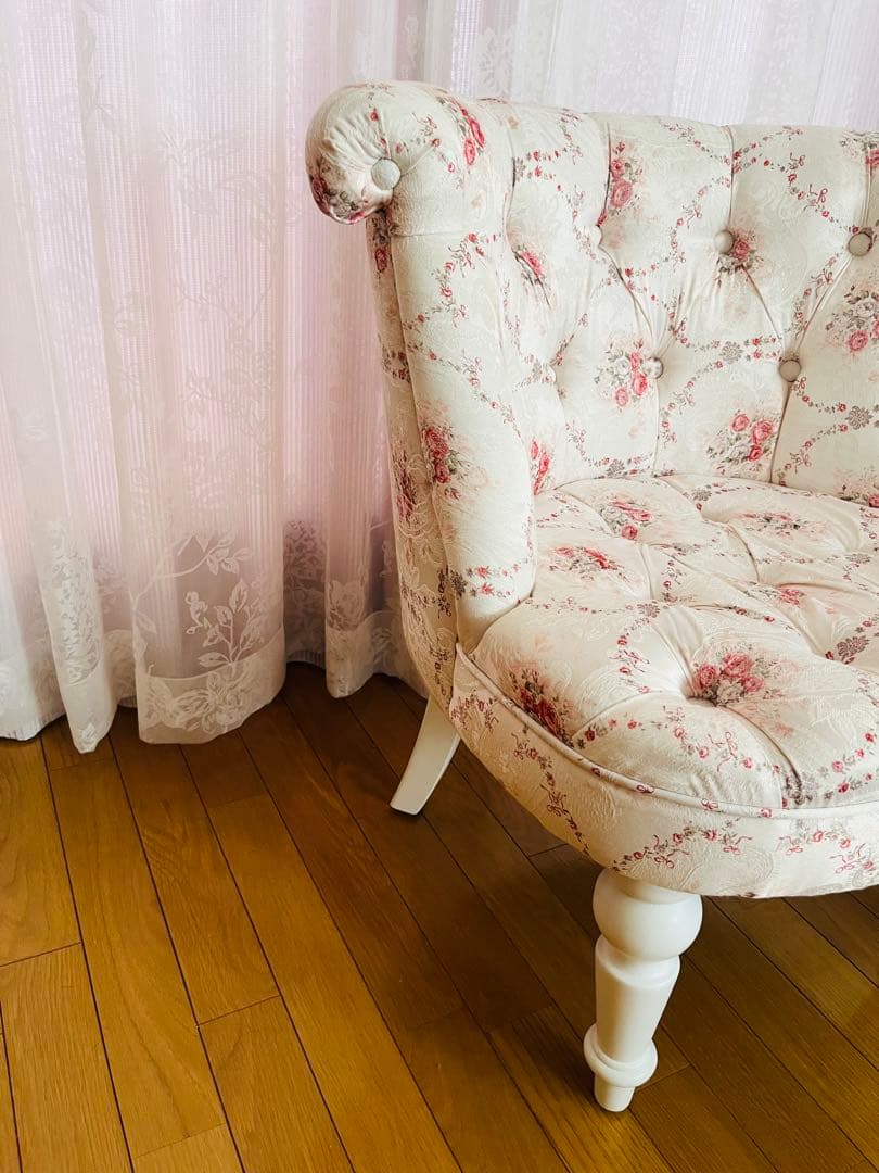 ちゃい　ラムズゲイト 花柄1人掛けソファ