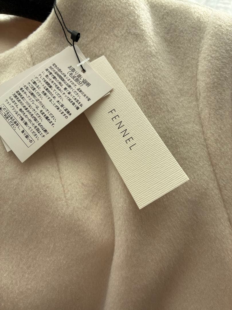 新品　ヤマダヤ　FENNELフォックスファーコート　リアルファー定価53000円