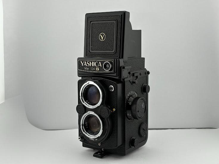 ★外観極上、シャッター不良★ ヤシカ ASHICA Mat-124G 二眼中判