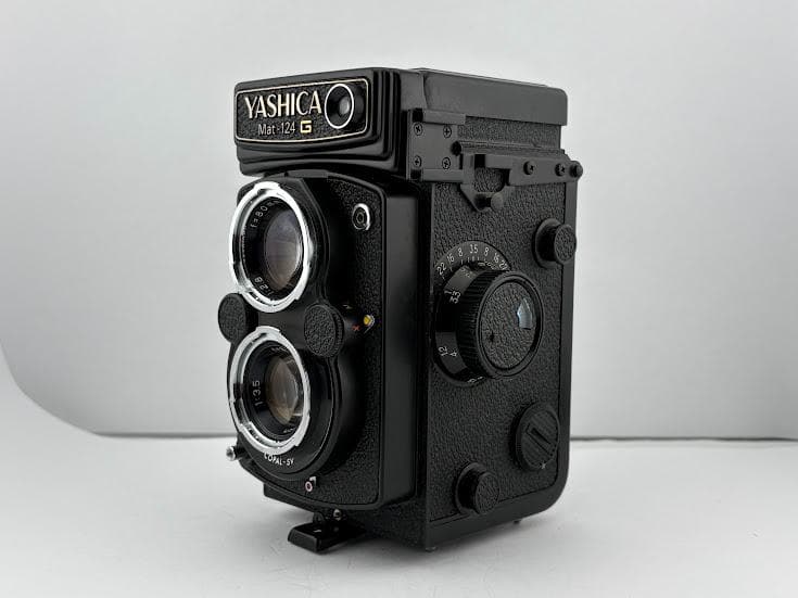 ★外観極上、シャッター不良★ ヤシカ ASHICA Mat-124G 二眼中判