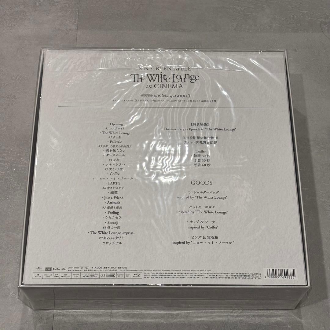 ミセスグリーンアップル ホワイトラウンジ Blu-ray 初回限定box