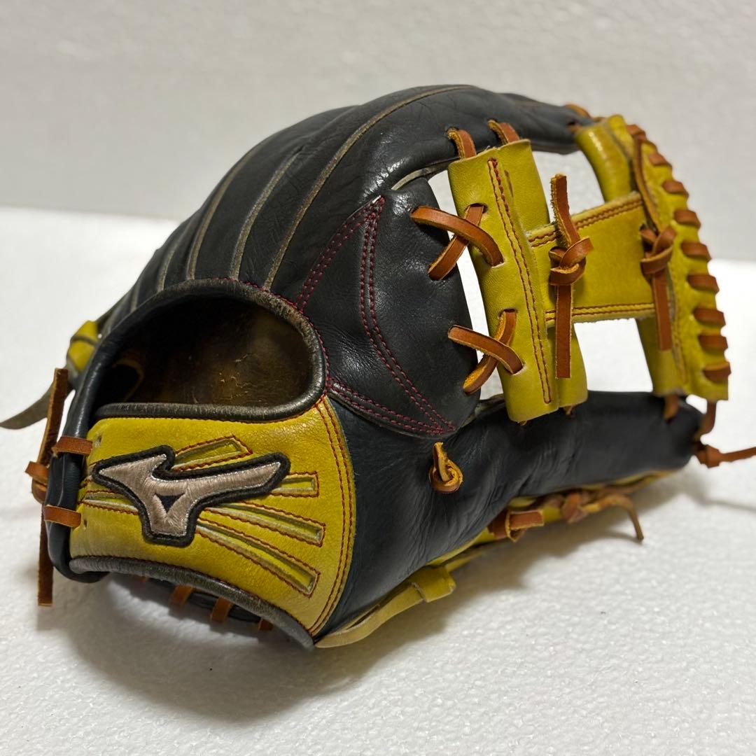 グ*ャ様 ミズノ グローブ 硬式 内野手用 大学リーグ対応カラー