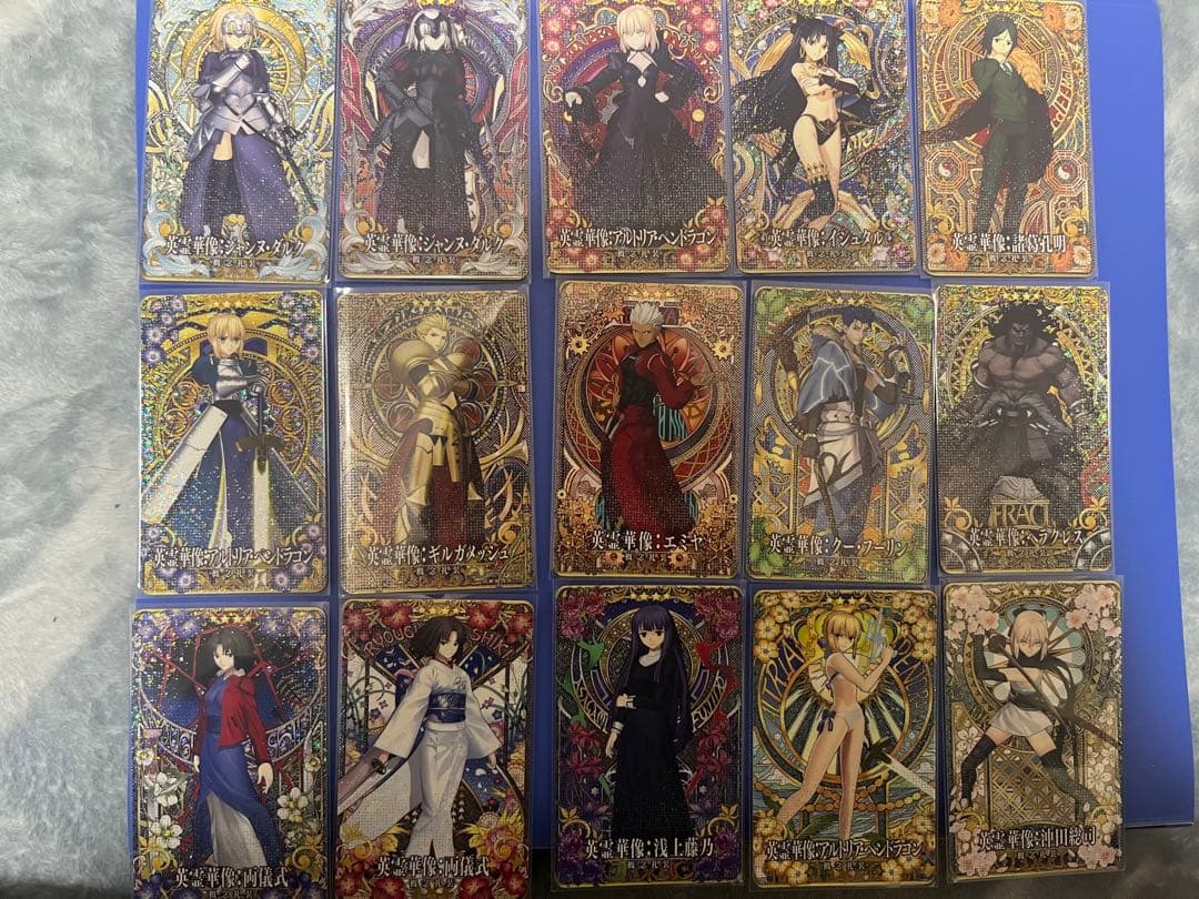 fgoアーケード FGO カード　英霊華像　60枚　フェイタル　バラ売り可能