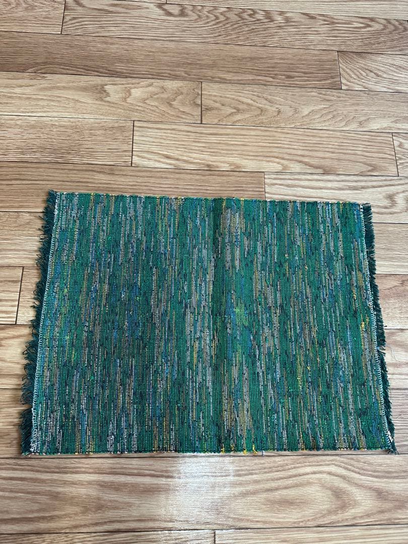 さき織　テーブルセンター6枚セット　ハンドメイド