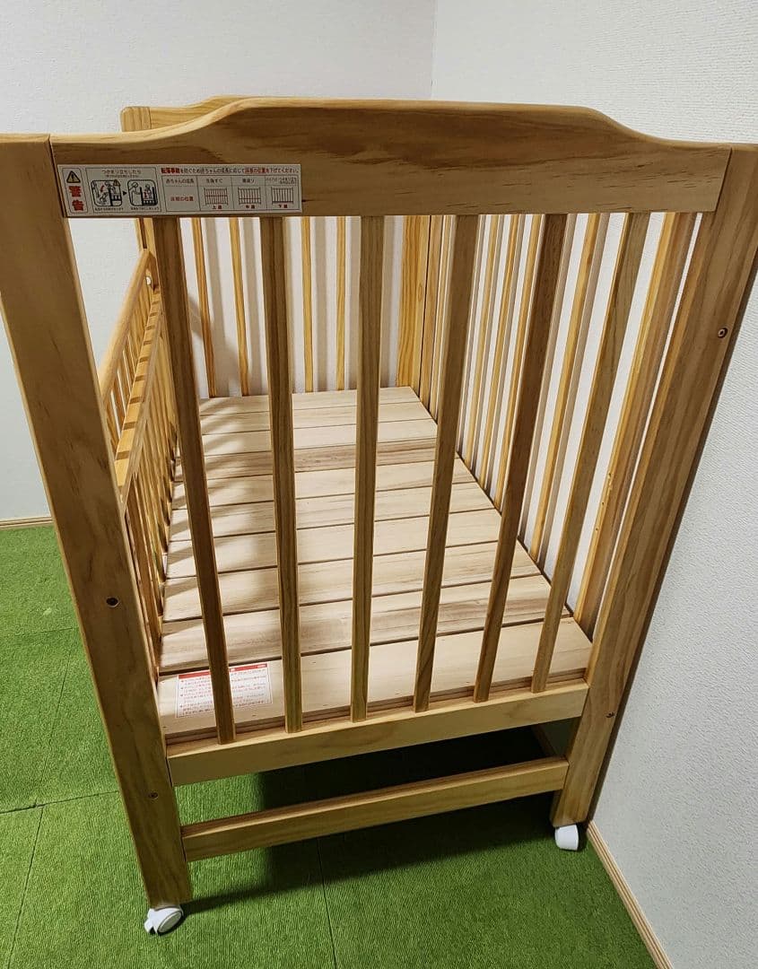 カトージ ハイシート ベビーベッド レギュラーサイズ 120×70 ※おまけ付き