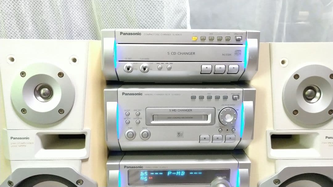 秀器！Panasonic CDコンポ SE-HD615他5CD-リモコン取説付き