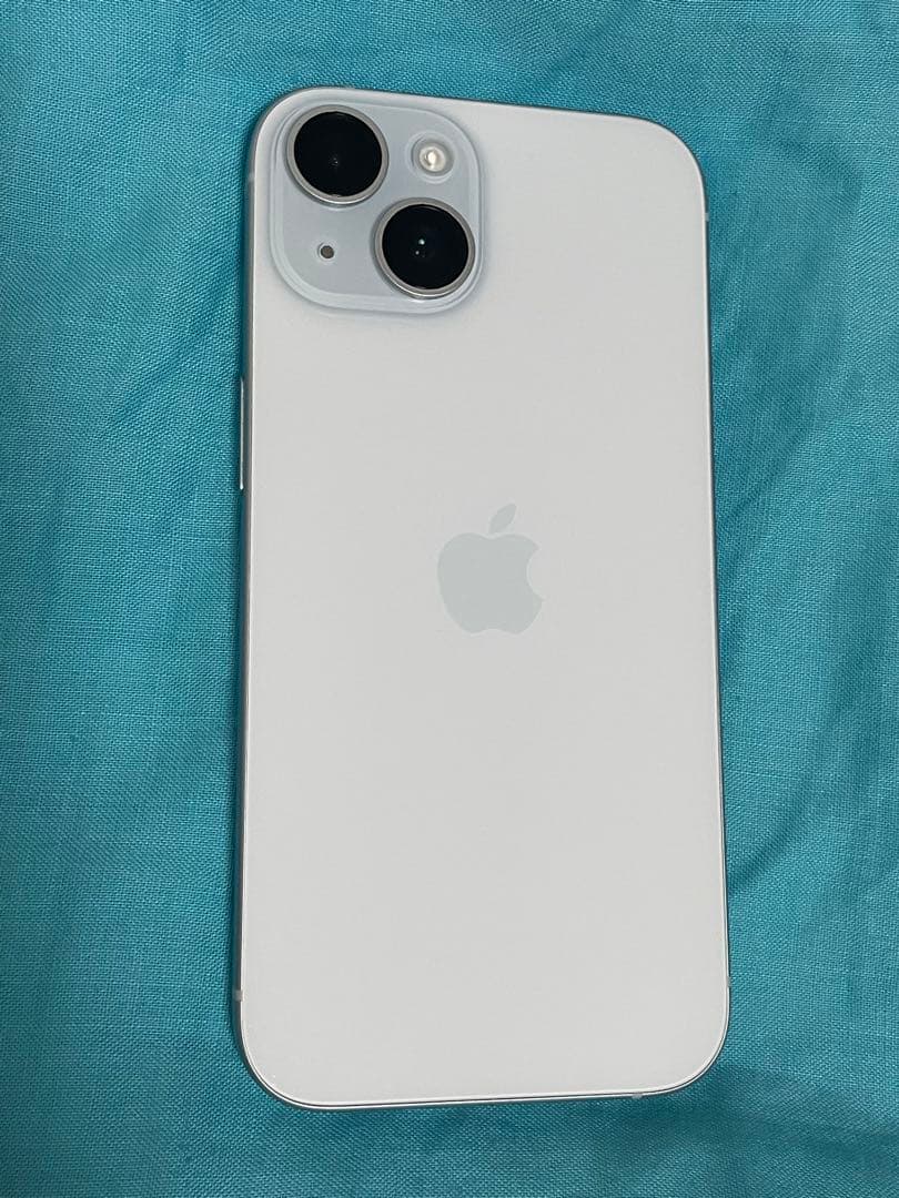 Apple iPhone 15 美品256 ブルー ケース付き　SIMフリー