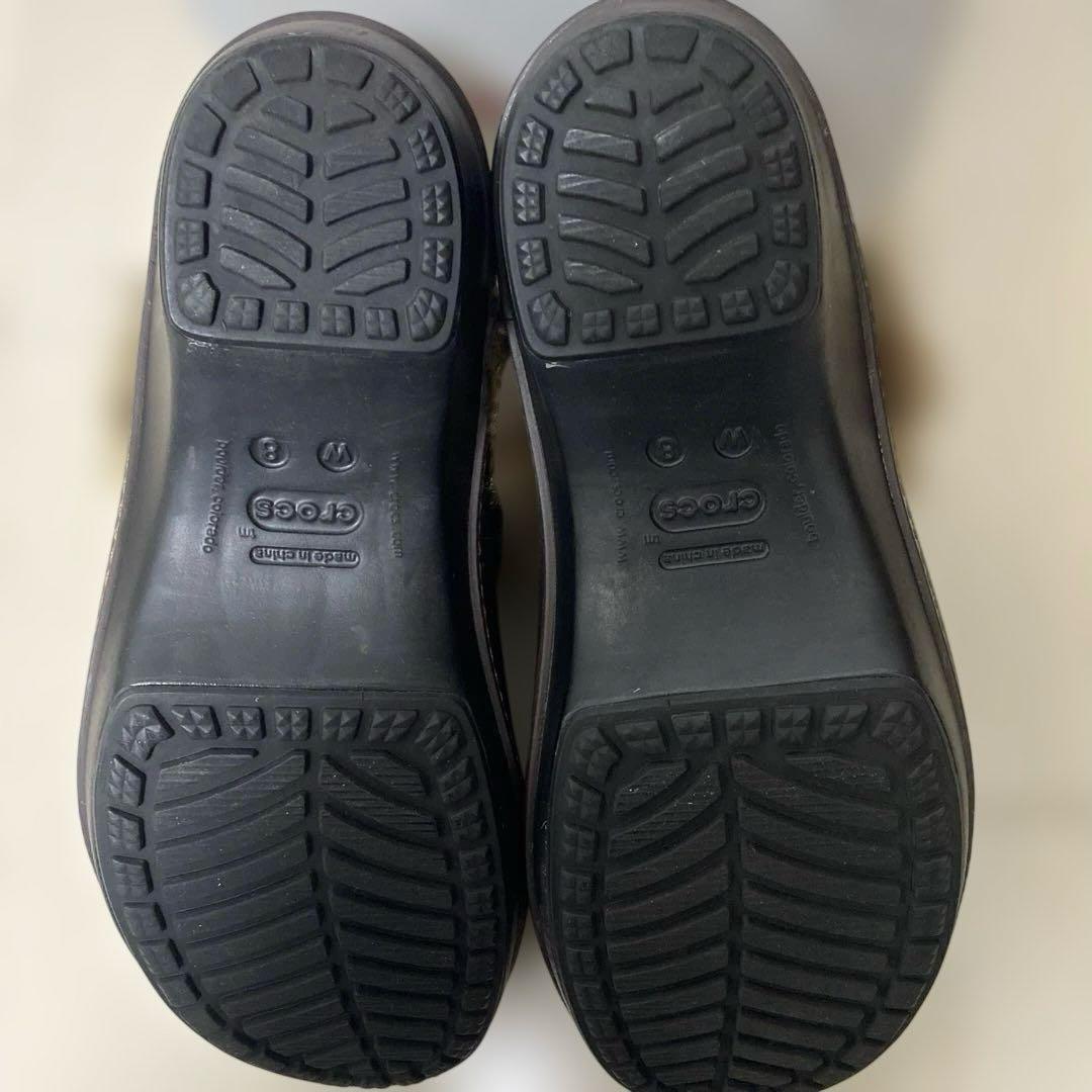 【希少】クロックス　コブラー　ファーサンダル　ウェッジソール　サボサンダル