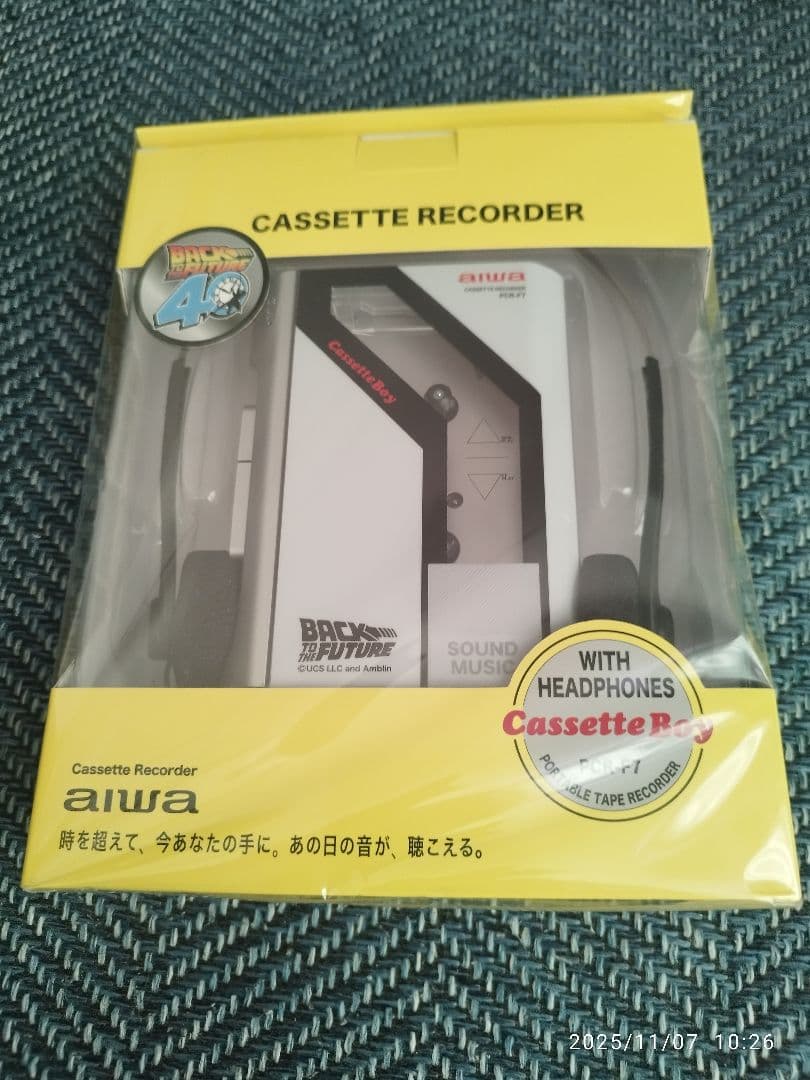 バックトゥザフューチャー ドンキ　aiwa ヘッドフォン付き