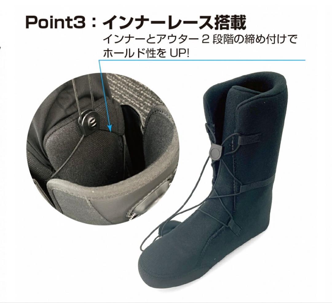 kissmark スノーボードブーツ　ジャフィ　レディース　24cm