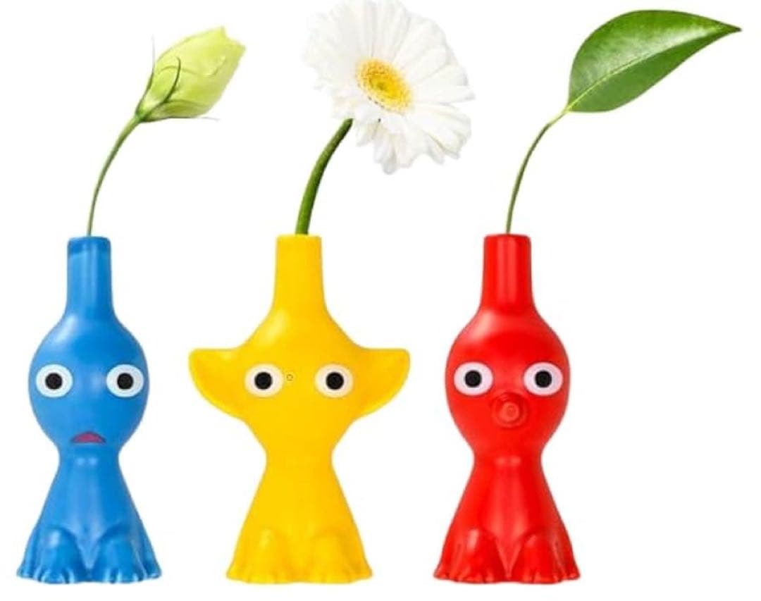 ピクミン型 花瓶 3点セット