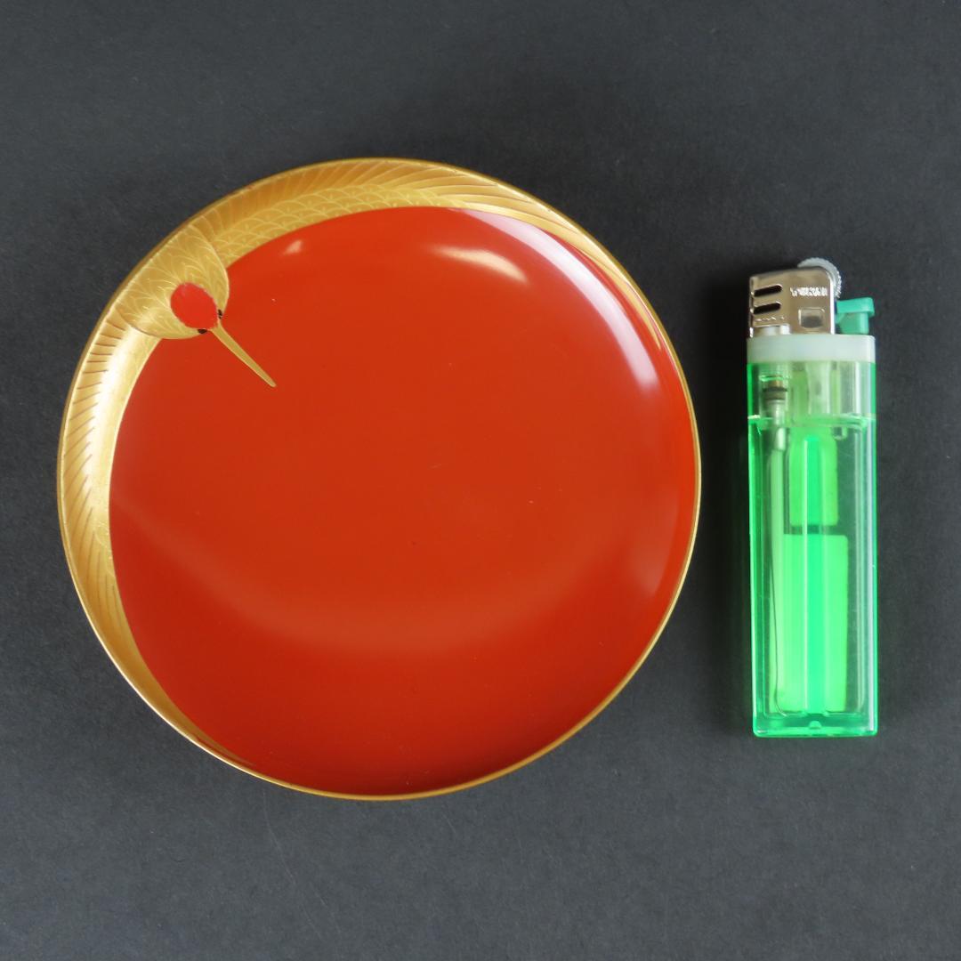 284 美品 上手物 極上蒔絵 祝酒盃 萬代鶴亀図 江戸時代/酒器 輪島塗漆器