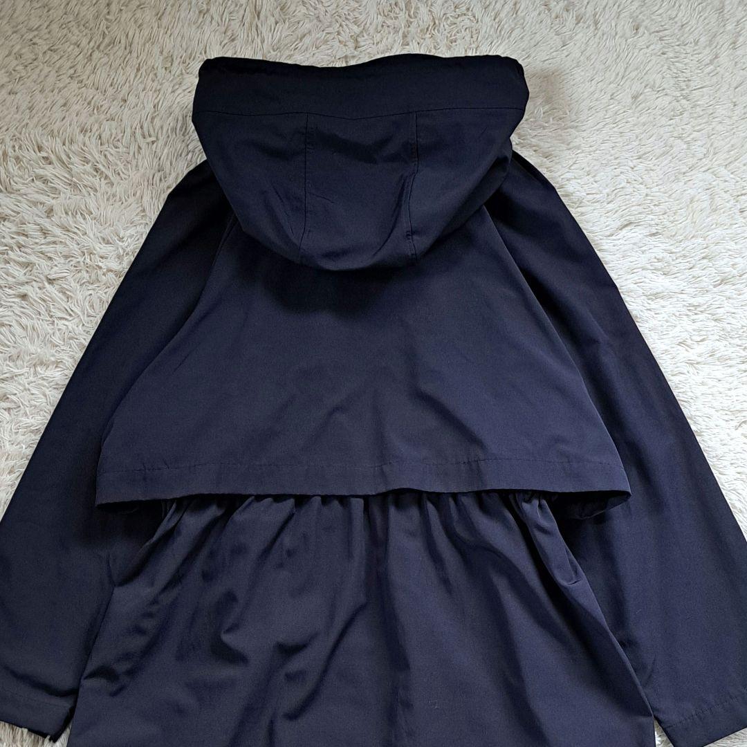 美品 iCB 定価4.2万 ロング モッズコート ライトアウター ネイビー M