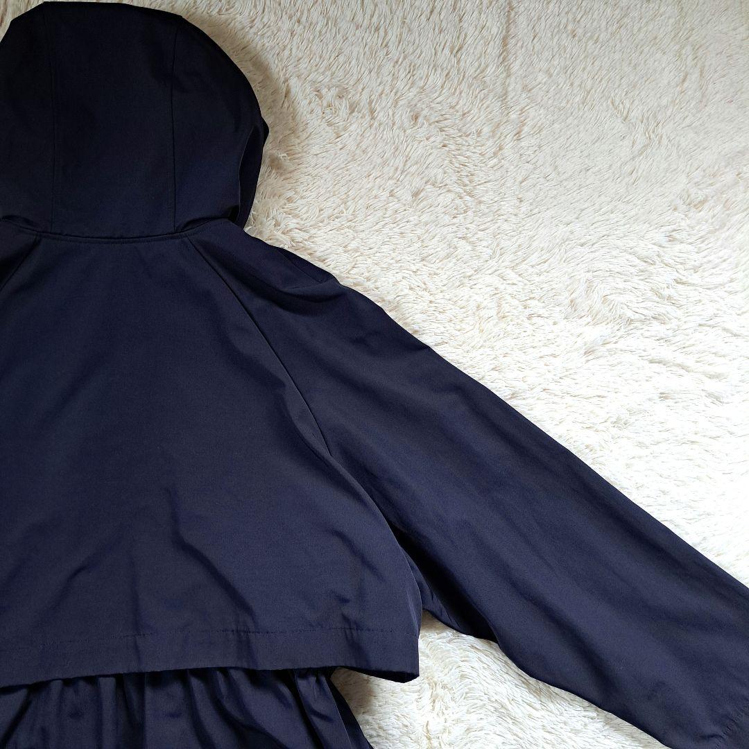 美品 iCB 定価4.2万 ロング モッズコート ライトアウター ネイビー M