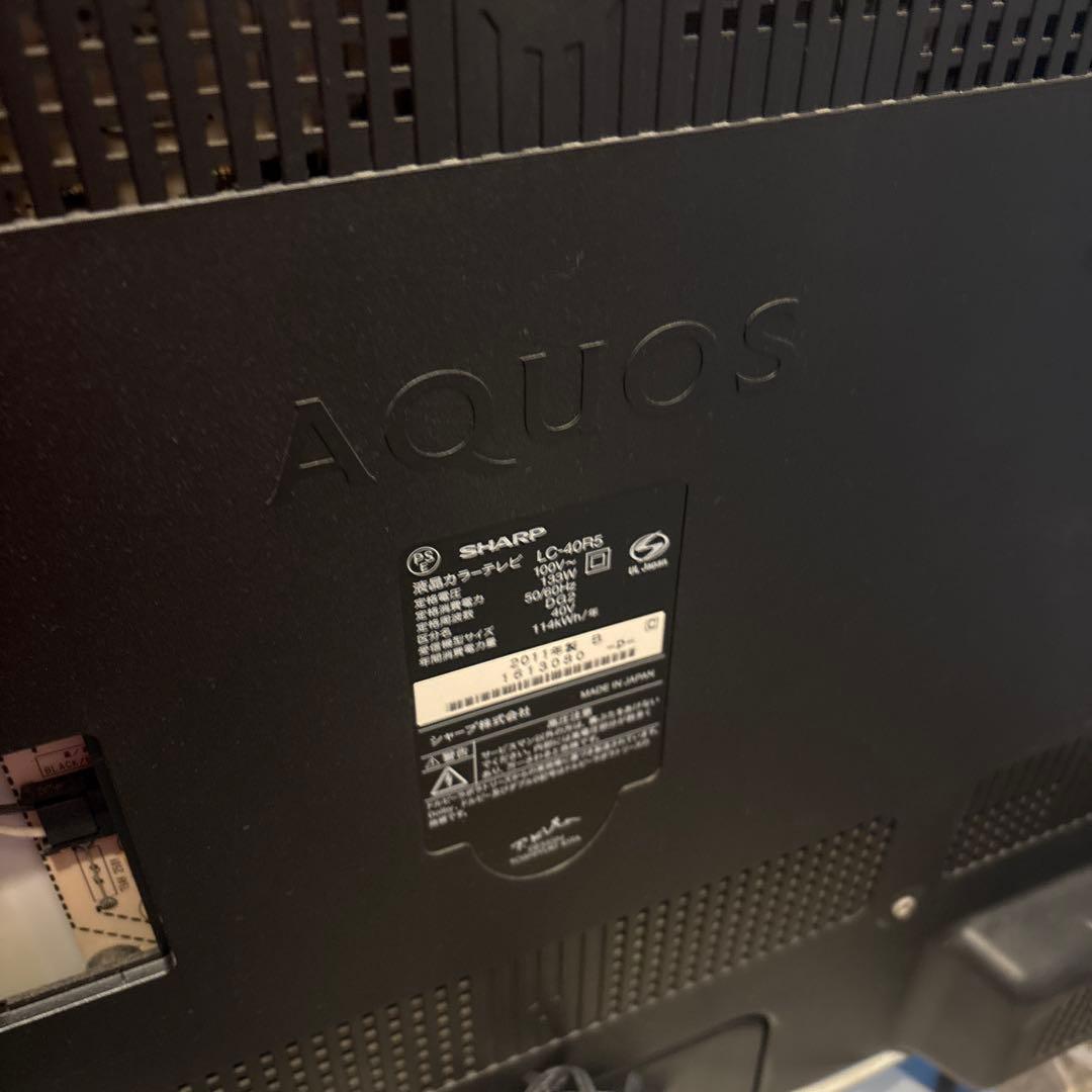 『動作確認済』SHARP AQUOS LED 液晶テレビ Blu-ray内蔵