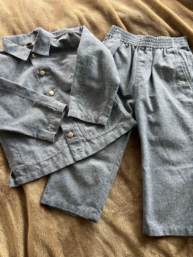 ronherman☆キッズ☆シャンブレー☆デニム☆セットアップ☆120