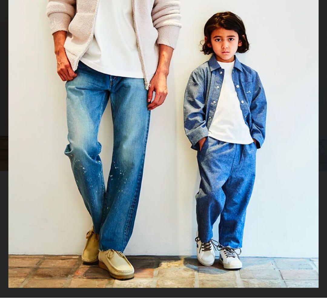 ronherman☆キッズ☆シャンブレー☆デニム☆セットアップ☆120